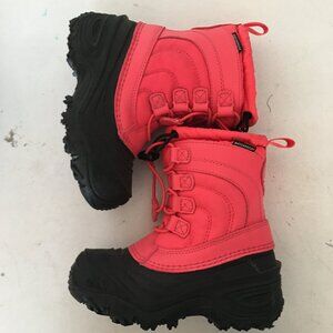 Girls The North Face Snow Boots Sz 10